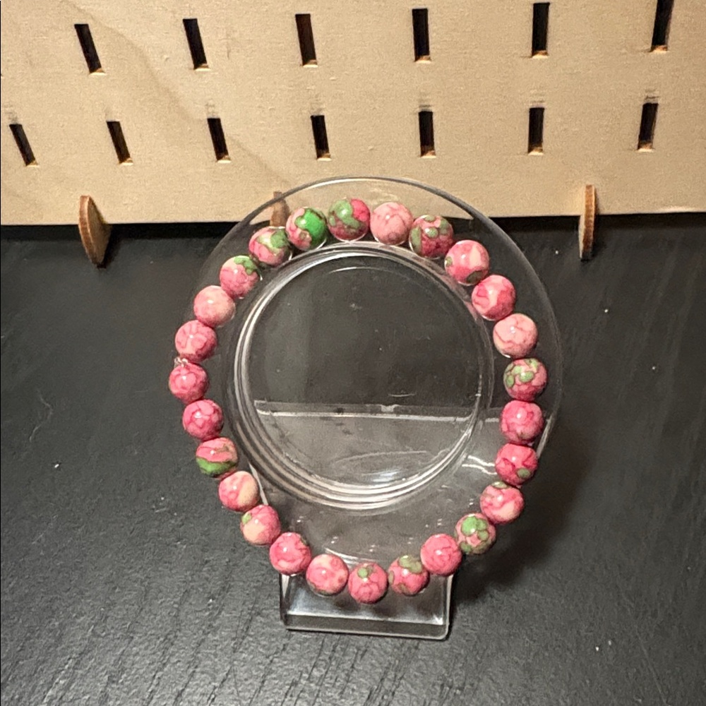 Handcrafted gemstone beaded bracelet - Picture 3 of 9